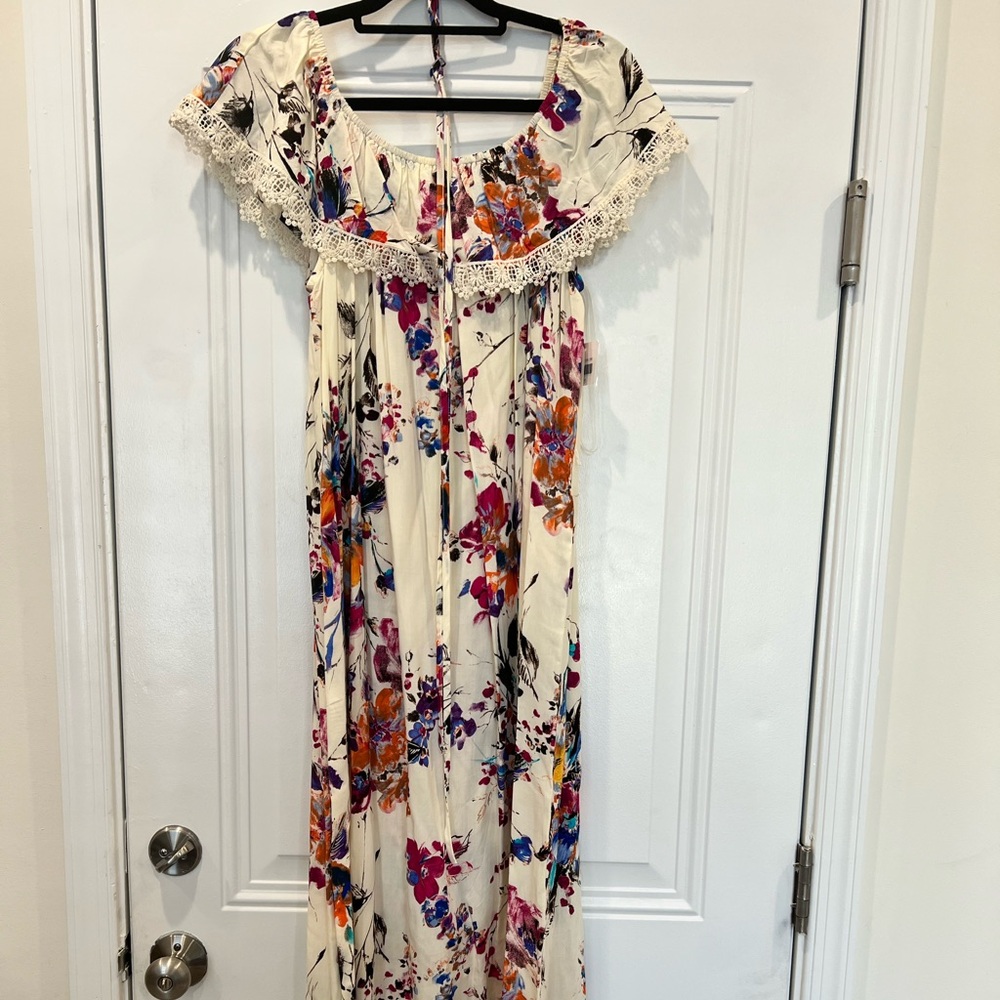 Altard State off the shoulder floral dress